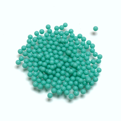 Glass No-Hole Ball - 02MM TURQUOISE