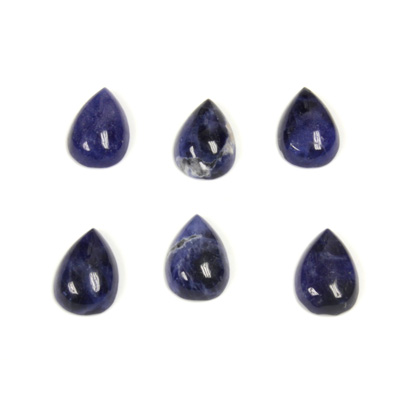 Gemstone Cabochon - Pear 10x7MM SODALITE