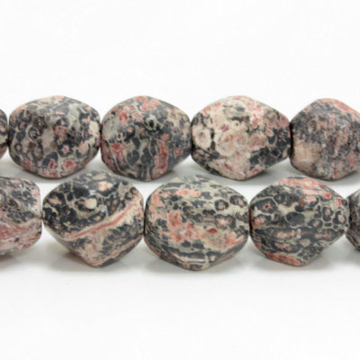 Gemstone Bead - Baroque Medium Nugget LEOPARD SKIN AGATE  (approx. 20mm - 16mm range)