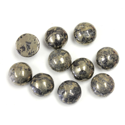 Gemstone Cabochon - Round 08MM PYRITE