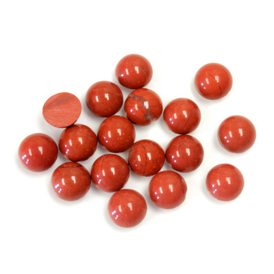 Gemstone Cabochon - Round 06MM RED JASPER