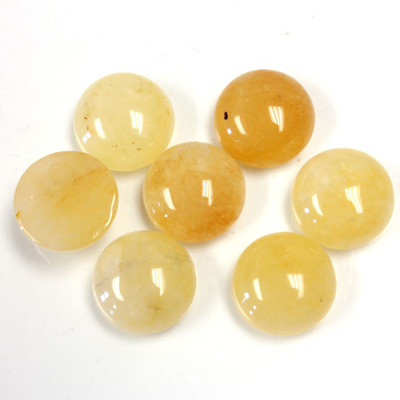 Gemstone Cabochon - Round 11MM PINEAPPLE JASPER