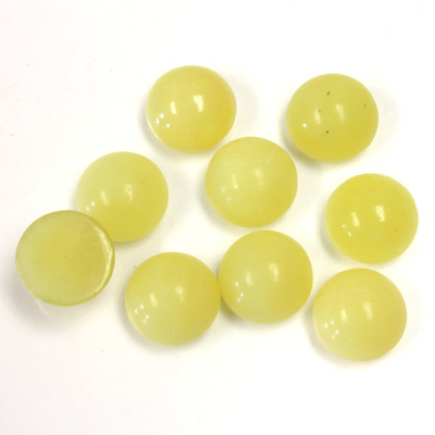 Gemstone Cabochon - Round 09MM JADE OLIVE