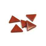 Gemstone Flat Back Flat Top Straight Side Stone - Triangle 10x10MM RED JASPER
