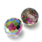 Preciosa Crystal Bead Rich Cut - Round 10MM VITRAIL MEDIUM 2X COAT