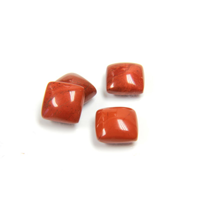 Gemstone Cabochon - Square 08x8MM RED JASPER