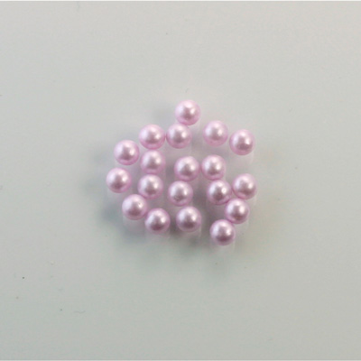 Czech Glass Pearl No-Hole Ball - 2.5MM LAVENDER 70427