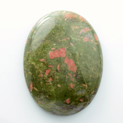 Gemstone Cabochon - Oval 40x30MM EPIDOTE