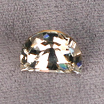 Swarovski Crystal Point Back Fancy Stone - Half Moon 14x10.5MM CRYSTAL
