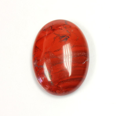 Gemstone Cabochon - Oval 30x22MM RED JASPER