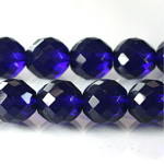 Czech Glass Fire Polish Bead - Round 14MM COBALT