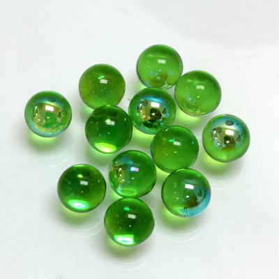 Glass No-Hole Ball - 08MM PERIDOT AB