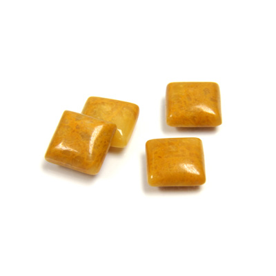 Gemstone Cabochon - Square 08x8MM YELLOW JASPER