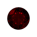 Aurora Crystal Point Back Foiled Chaton - 10MM/SS45 SIAM RUBY #4022
