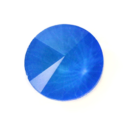 Aurora Crystal Point Back Unfoiled Rivoli - 12MM CRYSTAL ELECTRIC BLUE #0401EBL