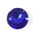 Aurora Crystal Point Back Foiled Chaton - 14MM CAPRI BLUE #7021