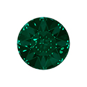 Aurora Crystal Point Back Foiled Chaton - 14MM EMERALD #9021