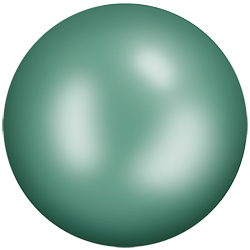 Ceramic Cabochon Flat Back Hot Fix - 30SS (6.3mm - 6.5mm) AZURE GREEN #9614