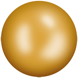 Ceramic Cabochon Flat Back Hot Fix - 20SS (4.6mm - 4.8mm) CITRINE #2612