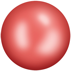 Ceramic Cabochon Flat Back Hot Fix - 20SS (4.6mm - 4.8mm) DARK ORANGE #3614