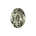 Aurora Crystal Point Back Fancy Stone Foiled - Oval 25x18MM BLACK DIAMOND #1021