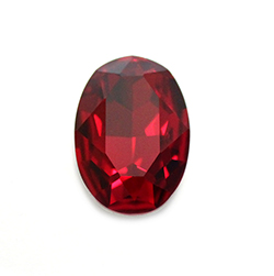 Aurora Crystal Point Back Fancy Stone Foiled - Oval 18x13MM HYACINTH #4001