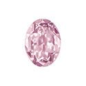 Aurora Crystal Point Back Fancy Stone Foiled - Oval 25x18MM LIGHT ROSE #5002