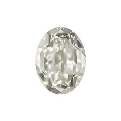 Aurora Crystal Point Back Fancy Stone Foiled - Oval 08x6MM MOONLIGHT #0001MON
