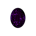 Aurora Crystal Point Back Fancy Stone Foiled - Oval 08x6MM PURPLE VELVET #6023
