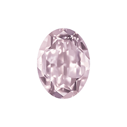 Aurora Crystal Point Back Fancy Stone Foiled - Oval 18x13MM ROSALINE #5004
