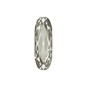 Aurora Crystal Point Back Fancy Stone Foiled - Long Classic Oval 15x5MM MOONLIGHT #0001MON
