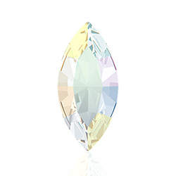 Austrian Crystal Point Back Fancy Stone - Navette 08x4MM CRYSTAL AB