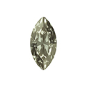 Aurora Crystal Point Back Fancy Stone Foiled - Navette 12X6MM BLACK DIAMOND #1021