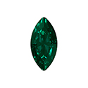 Aurora Crystal Point Back Fancy Stone Foiled - Navette 18x9MM EMERALD #9021