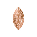 Aurora Crystal Point Back Fancy Stone Foiled - Navette 12X6MM LT PEACH #3022

