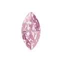 Aurora Crystal Point Back Fancy Stone Foiled - Navette 12X6MM LT ROSE #5002
