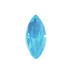 Aurora Crystal Point Back Fancy Stone Foiled - Navette 18x9MM AQUA OPAL #8211