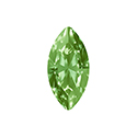 Aurora Crystal Point Back Fancy Stone Foiled - Navette 12X6MM PERIDOT #9013

