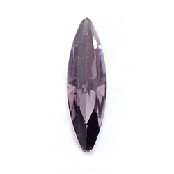Aurora Crystal Point Back Fancy Stone Foiled - Navette Thin 15x4MM AMETHYST #6021