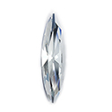 Aurora Crystal Point Back Fancy Stone Foiled - Navette Thin 24x6MM CRYSTAL #0001