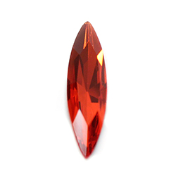 Aurora Crystal Point Back Fancy Stone Foiled - Navette Thin 24x6MM HYACINTH #4001