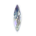 Aurora Crystal Point Back Fancy Stone Foiled - Navette Thin 11x3MM MOONLIGHT #0001MON