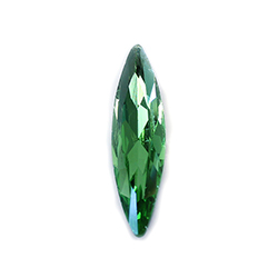 Aurora Crystal Point Back Fancy Stone Foiled - Navette Thin 15x4MM PERIDOT #9013