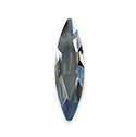 Aurora Crystal Point Back Fancy Stone Foiled - Navette Thin 11x3MM CRYSTAL SATIN #0001SAT