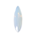 Aurora Crystal Point Back Fancy Stone Foiled - Navette Thin 11x3MM WHITE OPAL #0203