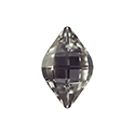 Aurora Crystal Point Back Fancy Stone Foiled - Lemon 14x09MM BLACK DIAMOND #1021