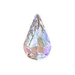 Aurora Crystal Point Back Fancy Stone Foiled - Pearshape 13x8MM CRYSTAL AB 0001AB