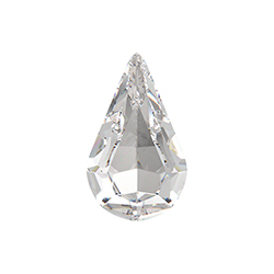 Aurora Crystal Point Back Fancy Stone Unfoiled - Pearshape 13x8MM CRYSTAL #0001UF
