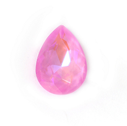 Aurora Crystal Point Back Fancy Stone Foiled - Pearshape Drop 10x7MM CRYSTAL DELITE POWDER ROSE
