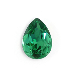 Aurora Crystal Point Back Fancy Stone Foiled - Pearshape Drop 18x13MM ERINITE #9011